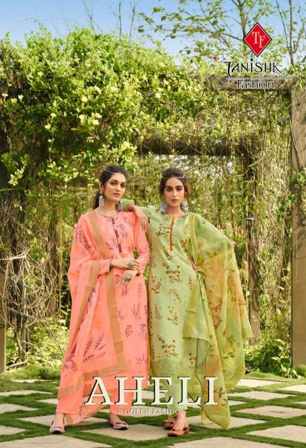 AHELI BY TANISHK FASHION 3301 TO 3306 SERIES DESIGNER PASHMINA DRESSES