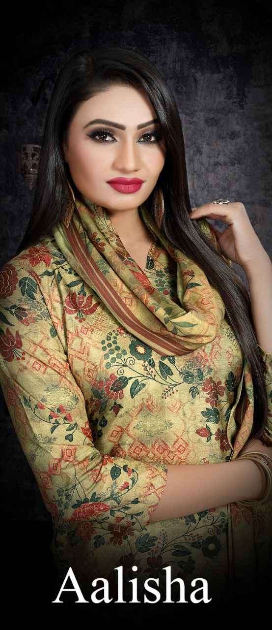 ALISHA BY BIPSON 966 TO 969 SERIES PRINTED SILK DRESSES