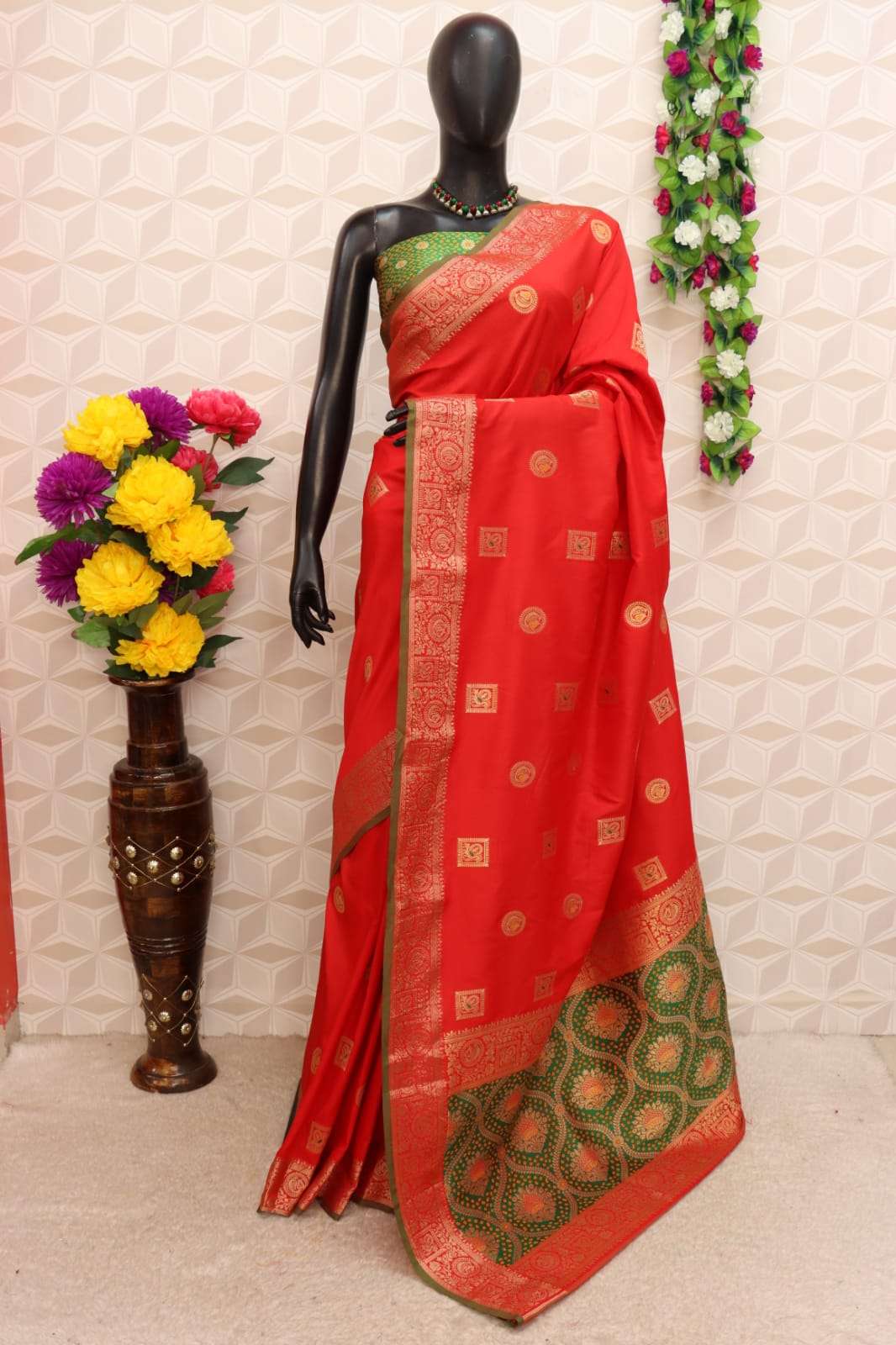 BANDHEJ SILK BY ASLIWHOLESALE DESIGNER SOFT SILK JACQUARD WORK SAREE