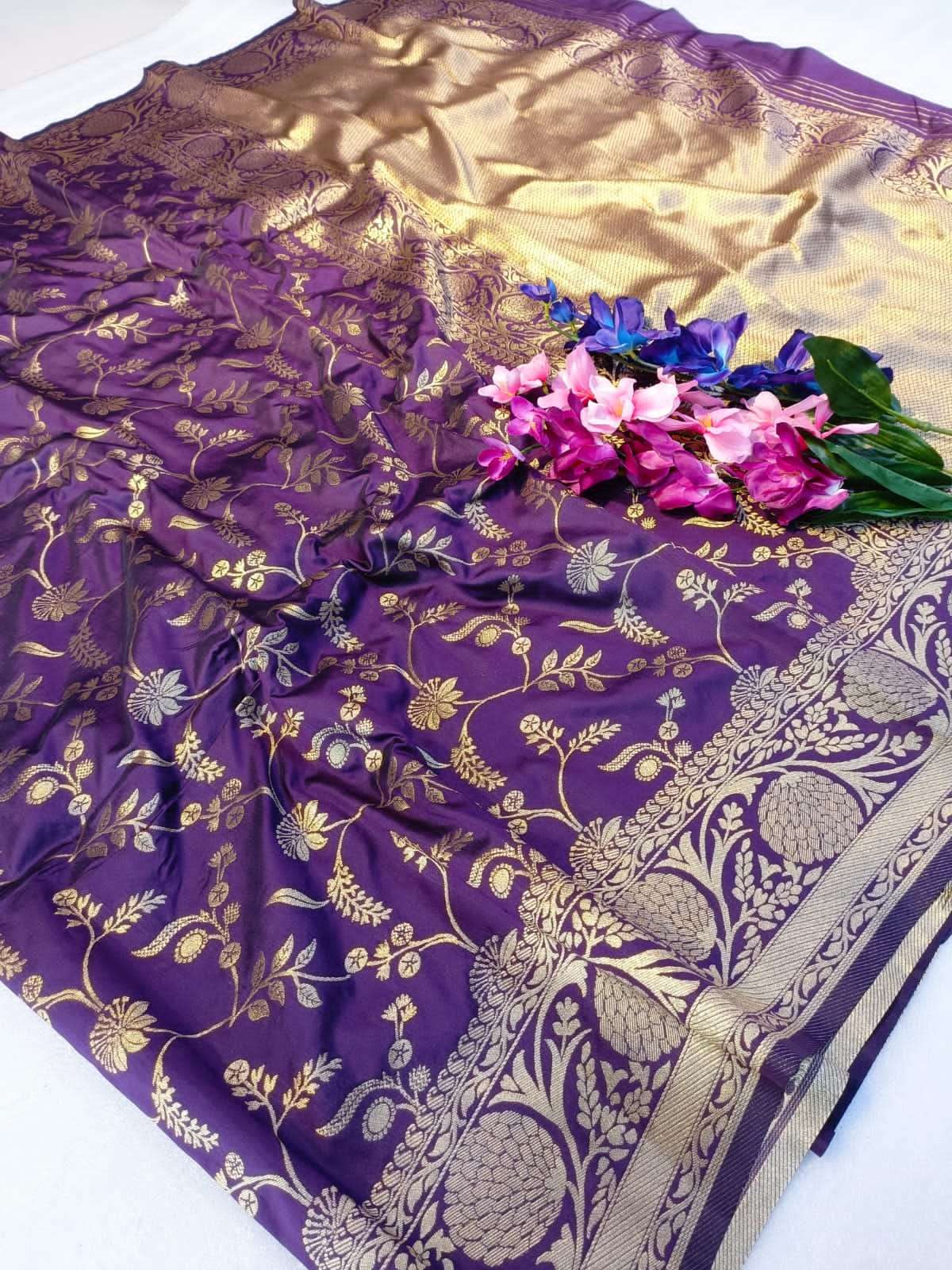 DHAKAI SILK BY ASLIWHOLESALE INDIAN DESIGNER SOFT BANARASI SILK SAREES