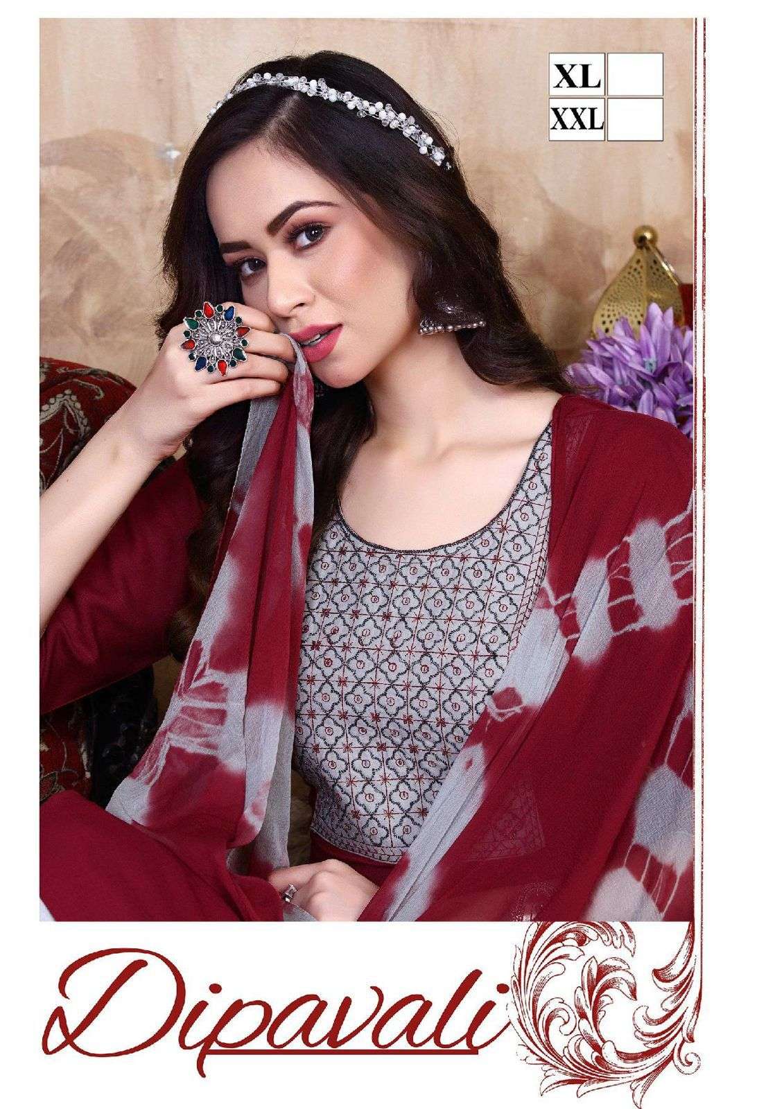 DIPAVALI BY ASLIWHOLESALE RAYON EMBROIDERY STITCHED DRESSES