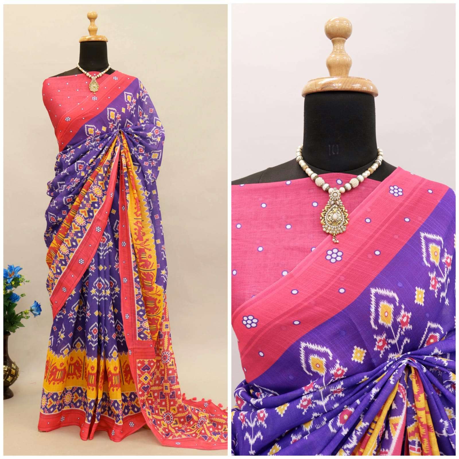 IKKAT PATOLA BY ASLIWHOLEALE DESIGNER PATOLA PRINT FANCY SAREES