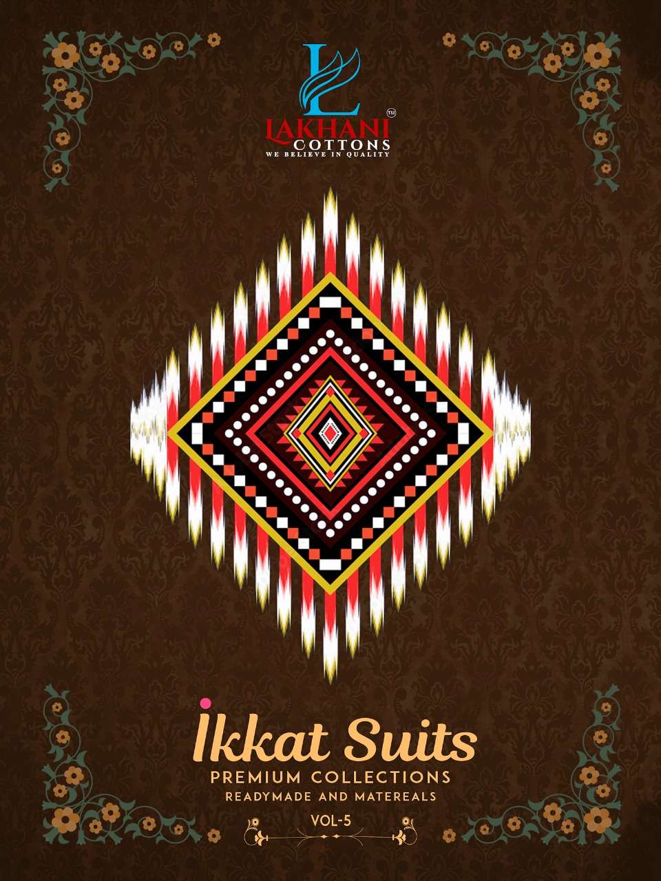 IKKAT SUIT VOL-5 BYLAKHANI COTTON 5001 TO 5012 SERIES COTTON PRINT DRESSES