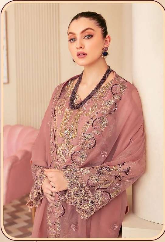 K-1604 & K-1644 HITS BY SHREE FABS FAUX GEORGETTE EMBROIDERY PAKISTANI DRESSES