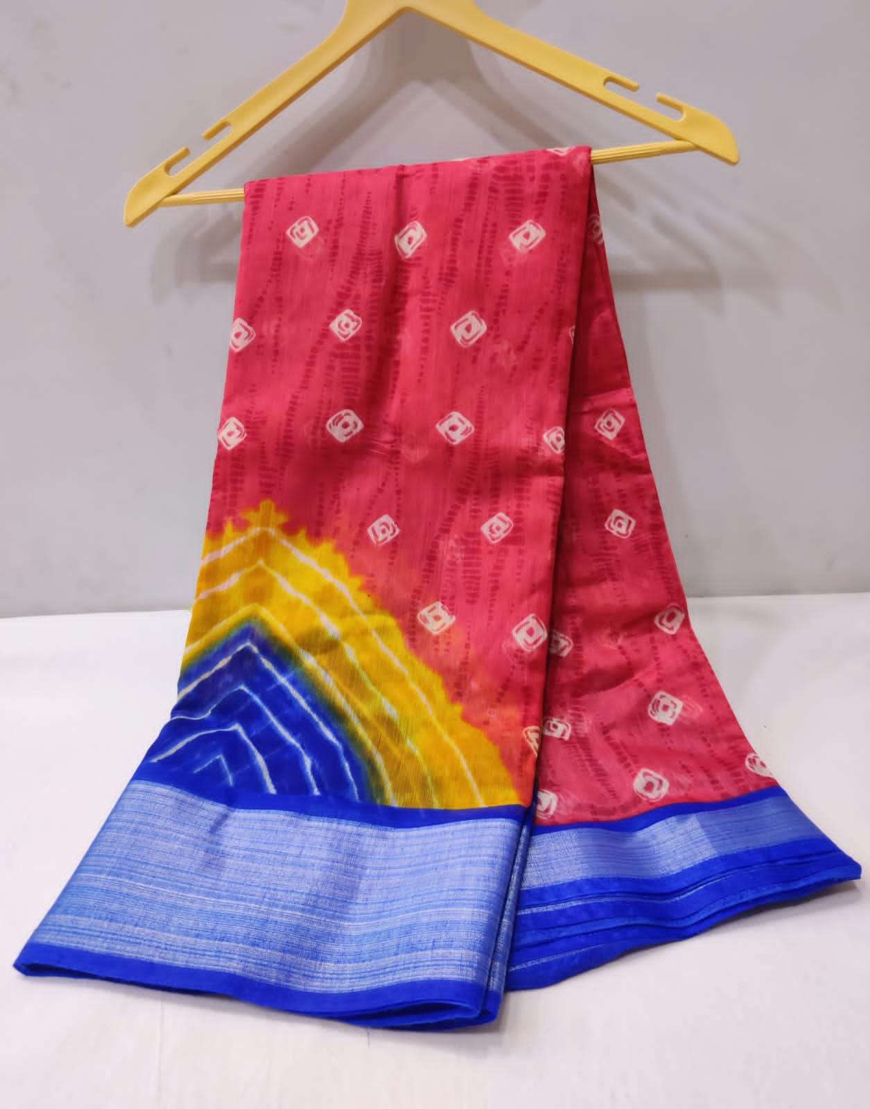 MADHUBANI BY ASLIWHOLESALE PRINTED COTTON LINEN SAREES