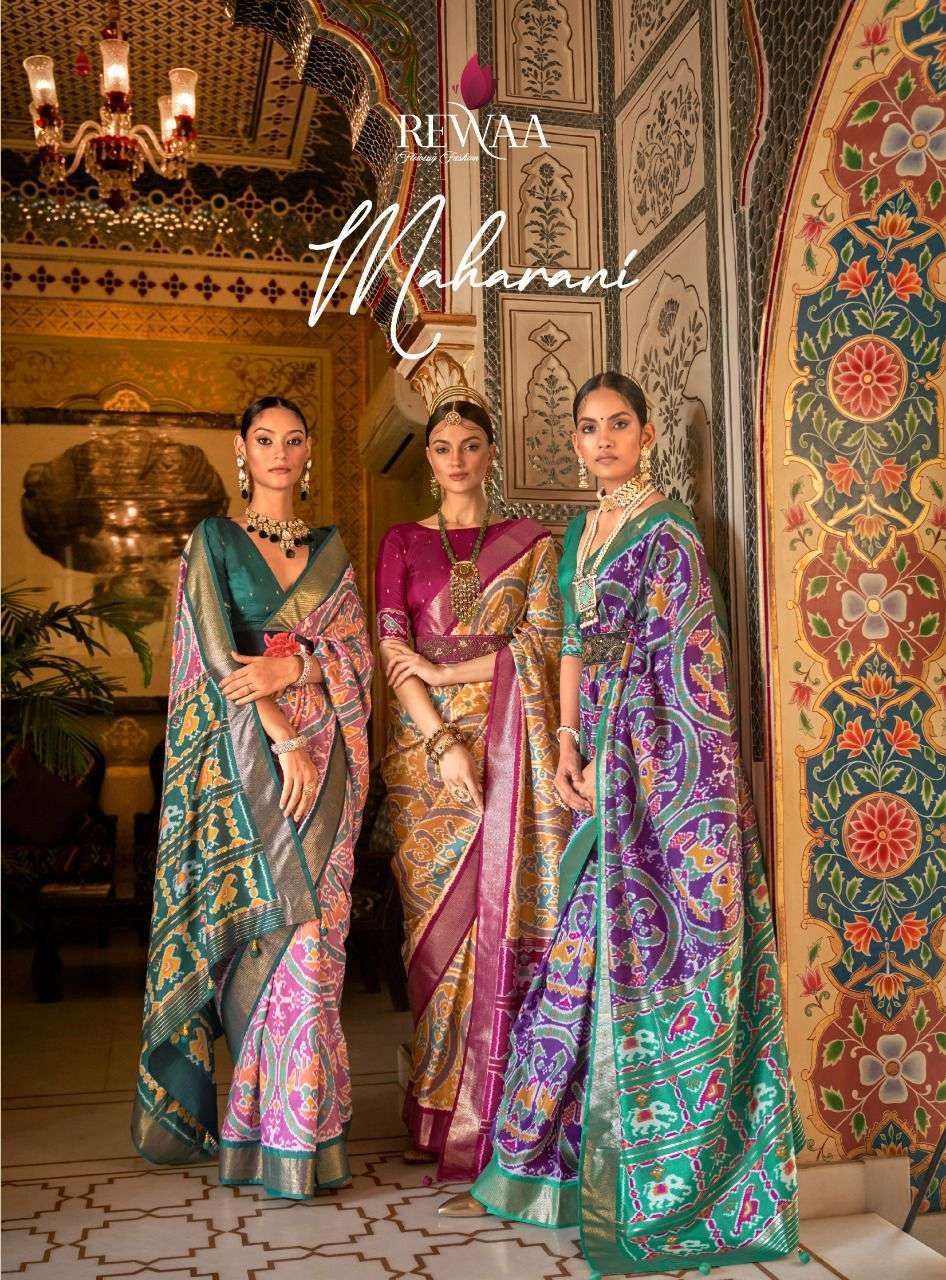 MAHARANI BY REWAA 525 TO 525-I SERIES PATOLA SILK SAREES