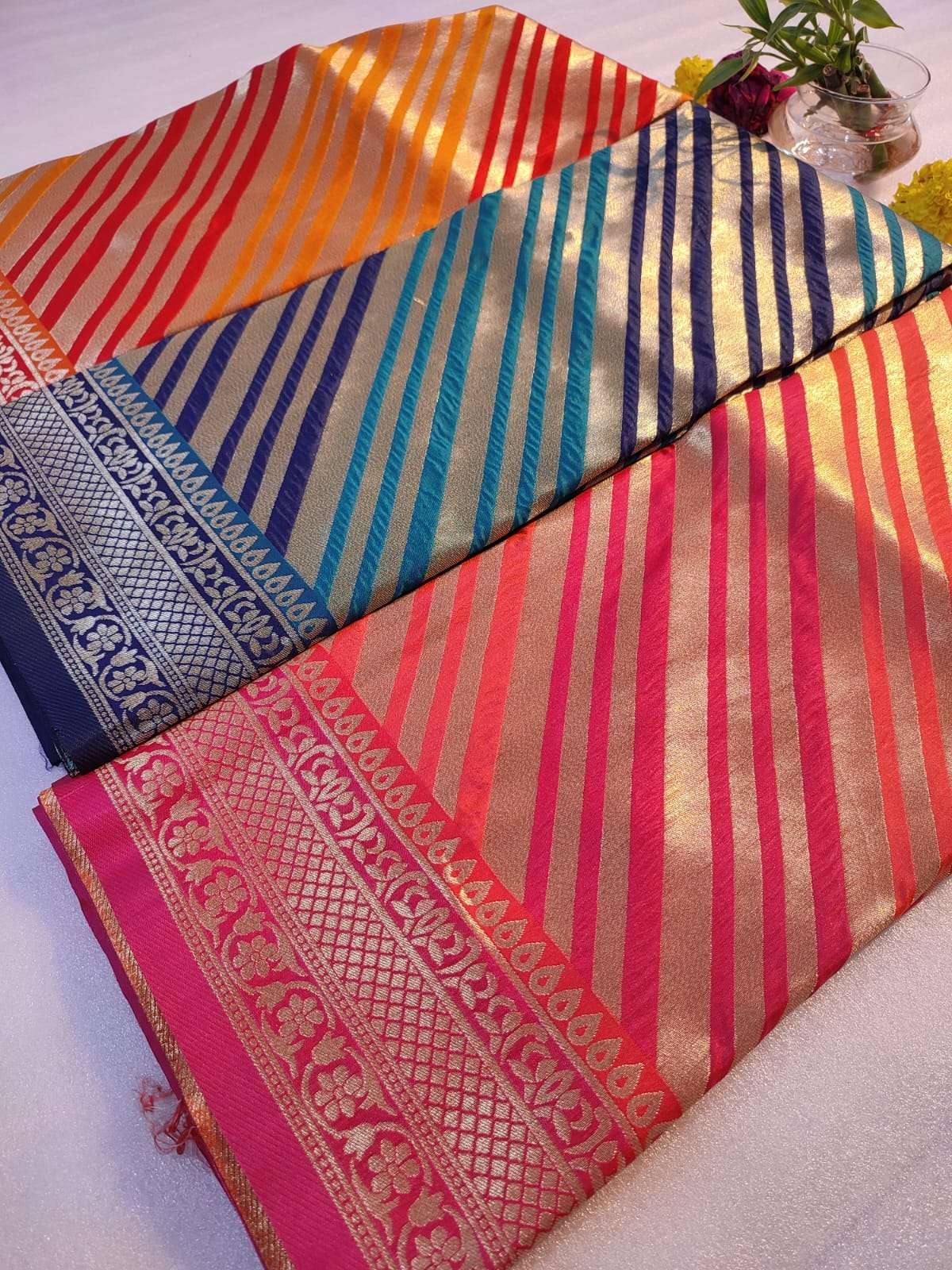 MEEKARI BY ASLIWHOLESALE FANCY BANARASI SILK SAREES