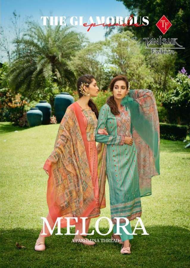 MELORA BY TANISHK FASHION 3701 TO 3706 SERIES PASHMINA WORK DRESSES