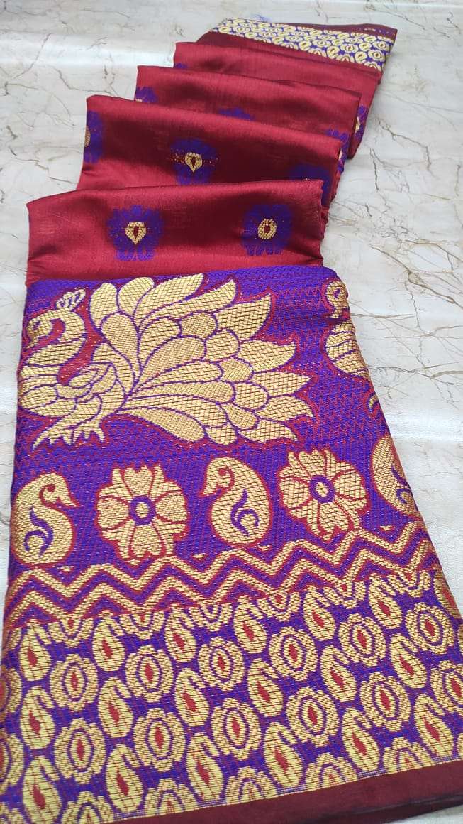 MONIKA BY ASLIWHOLESALE SOFT COTTON SILK JACQUARD SAREES