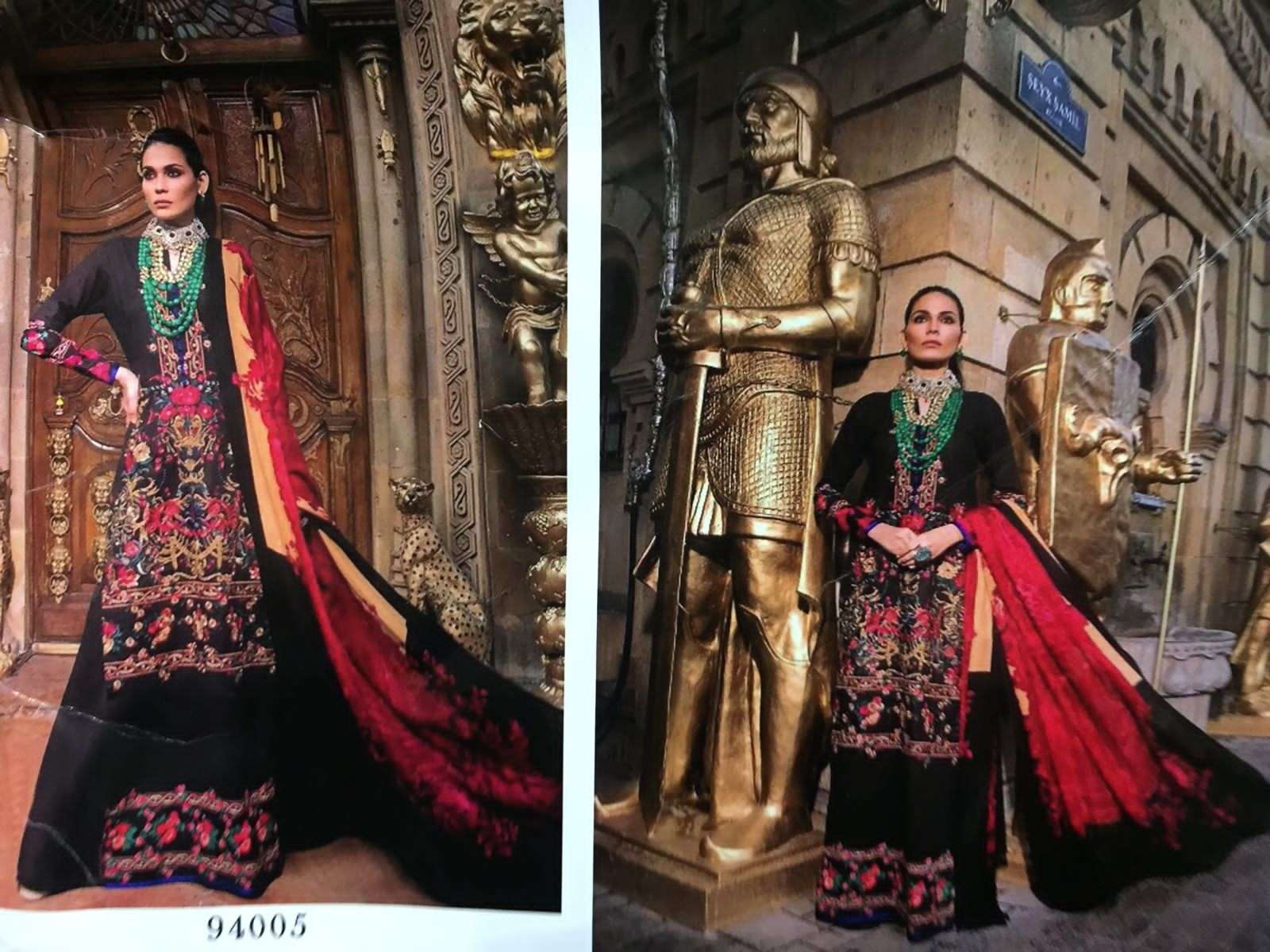 NAJIYA 94005 BY DEEPSY SUITS COTTON EMBROIDERY PAKISTANI DRESS