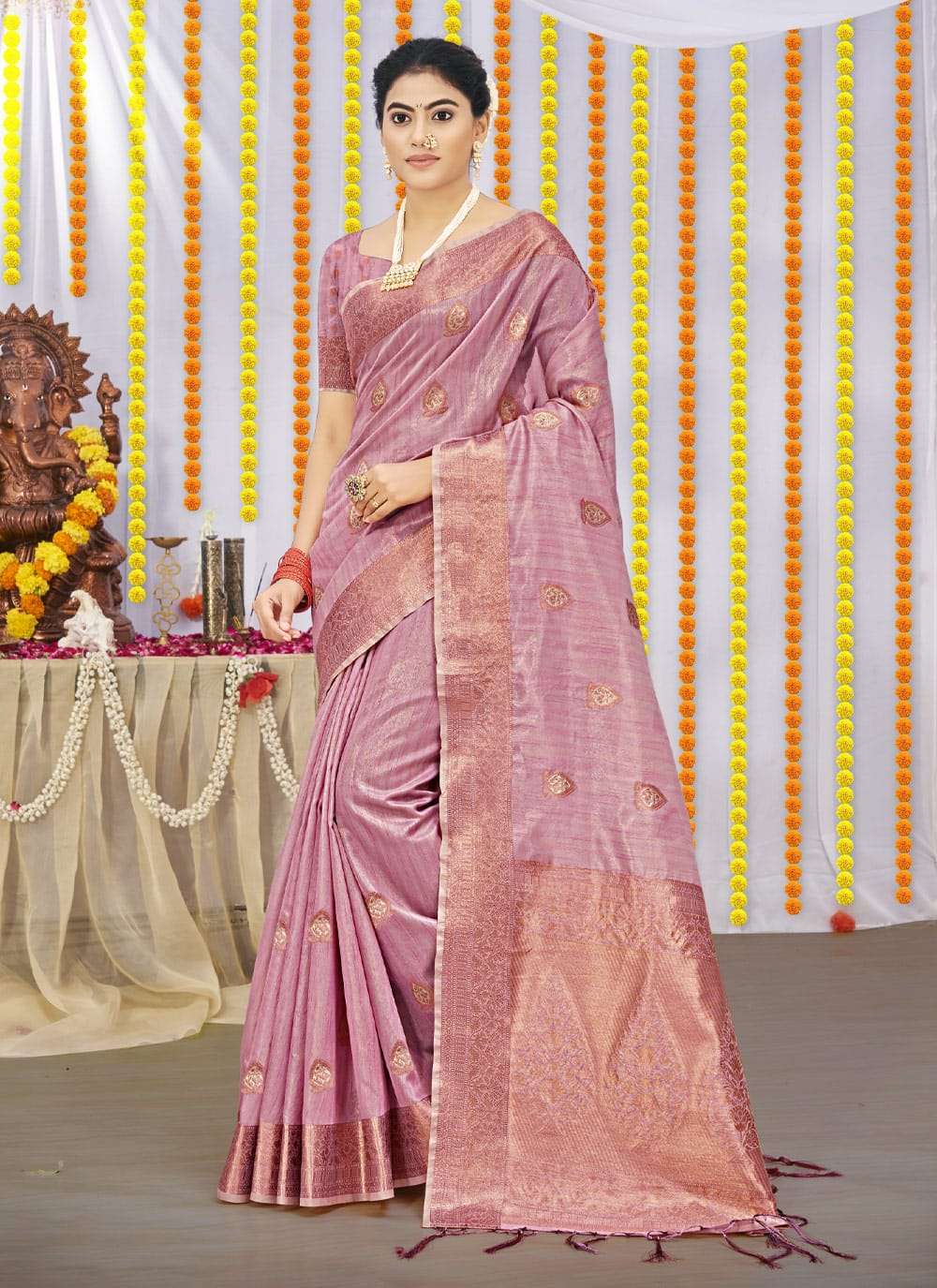 PADMINI VOL-4 BY SANGAM PRINTS 2619 TO 2624 SERIES ORGANZA WORK SAREES