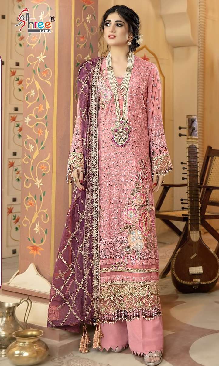 RAMSHA HIT DESIGNS BY SHREE FABS EMBROIDERED PAKISTANI DRESSES