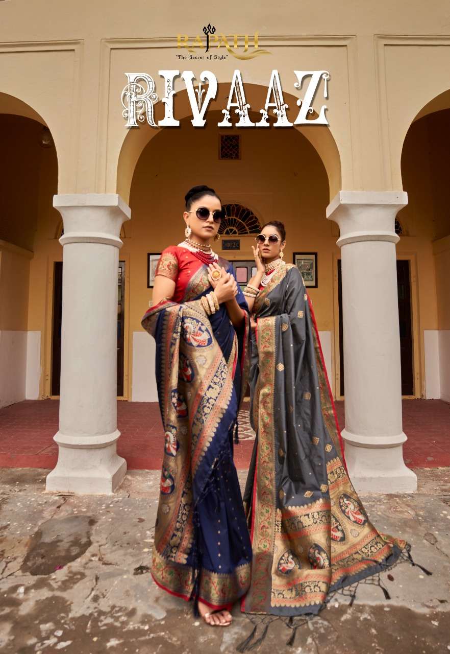 RIVAAZ BY RAJPATH 1001 TO 1006 SERIES DSIGNER SILK SAREES