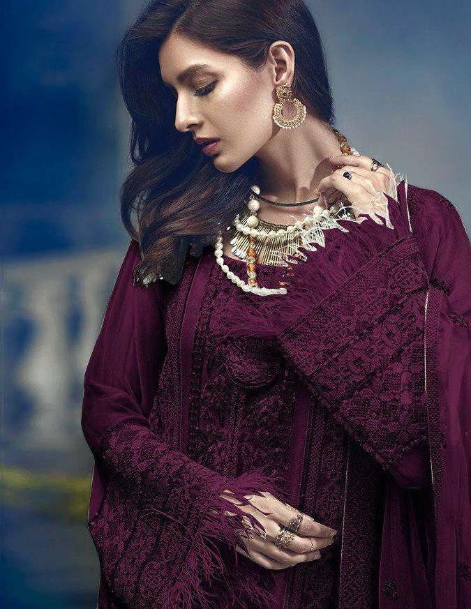 ROSE S-43 EDITION-3 BY SHANAYA FASHION 43-L TO 43-O SERIES HEAVY GEORGETTE PAKSTANI DRESSES