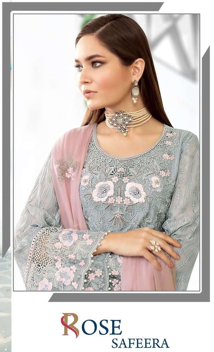 ROSE SAFEERA BY SHANAYA FASHION 15001 TO 15004 SERIES FAUX GEORGETTE PAKISTANI DRESSES