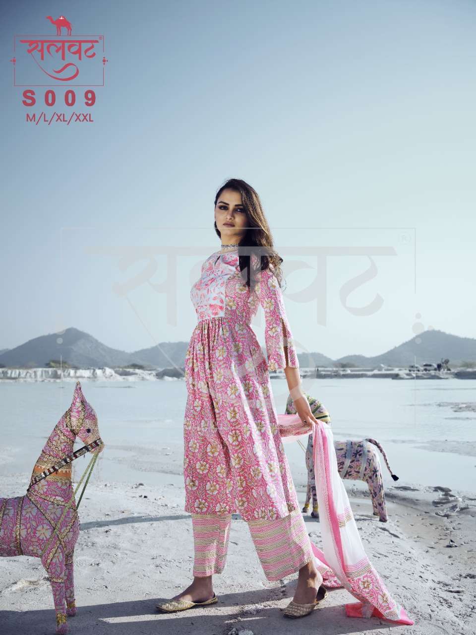 SALWAT-009 BY ASLIWHOLESALE PURE COTTON PRINT STITCHED DRESS