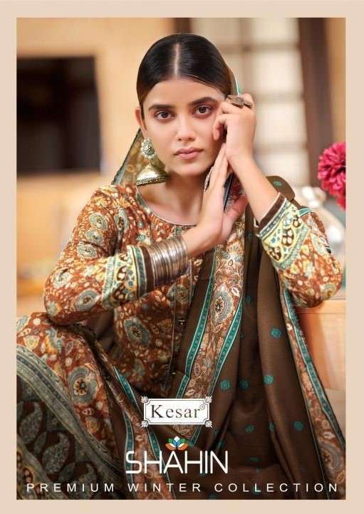 SHAHIN STAR VOL-2 BY KESAR 1001 TO 1008 SERIES PASHMINA EMBROIDERY DRESSES