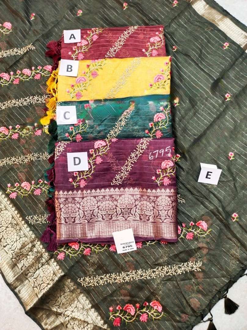 SR-318 BY ASLIWHOLESALE 6795 SERIES HEAVY DESIGNER FANCY EXCLUSIVE SAREES