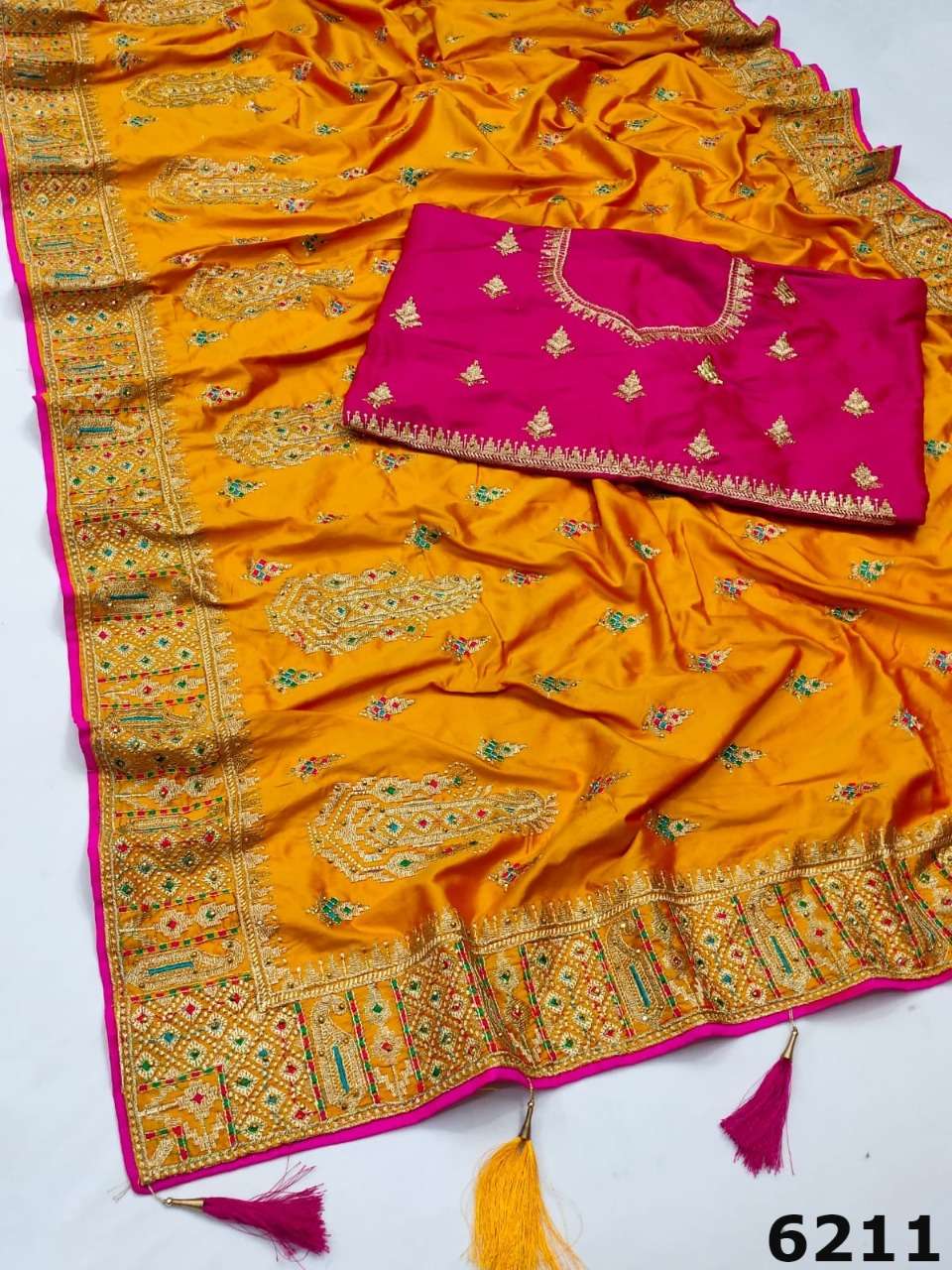 STR-6211 BY ASLIWHOLESALE SOFT SILK EMBROIDERY SAREES