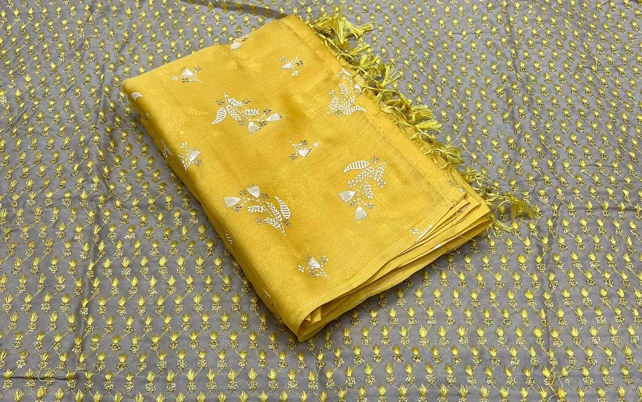 VASUNDHARA BY ASLIWHOLESALE DESIGNER SATIN MOSS FABRIC SAREES