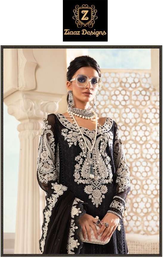 Z SERIES VOL-19 BY ZIAAZ DESIGNS GEORGETTE EMBROIDERY PAKISTANI DRESSES