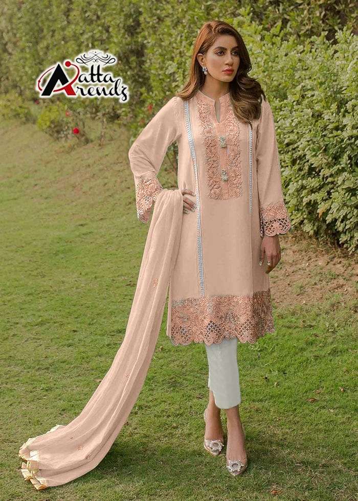 AATTA 2720 COLOURS BY AATTA TRENDZ PURE GEORGETTE STITCHED DRESSES