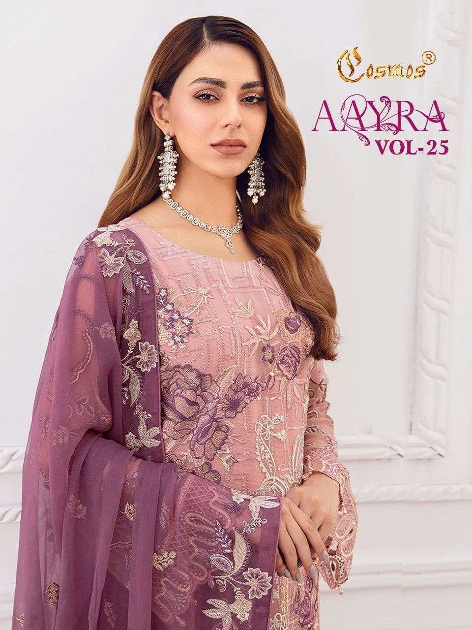 AAYRA VOL-25 BY COSMOS 2501 TO 2506 SERIES GEORGETTE DRESSES