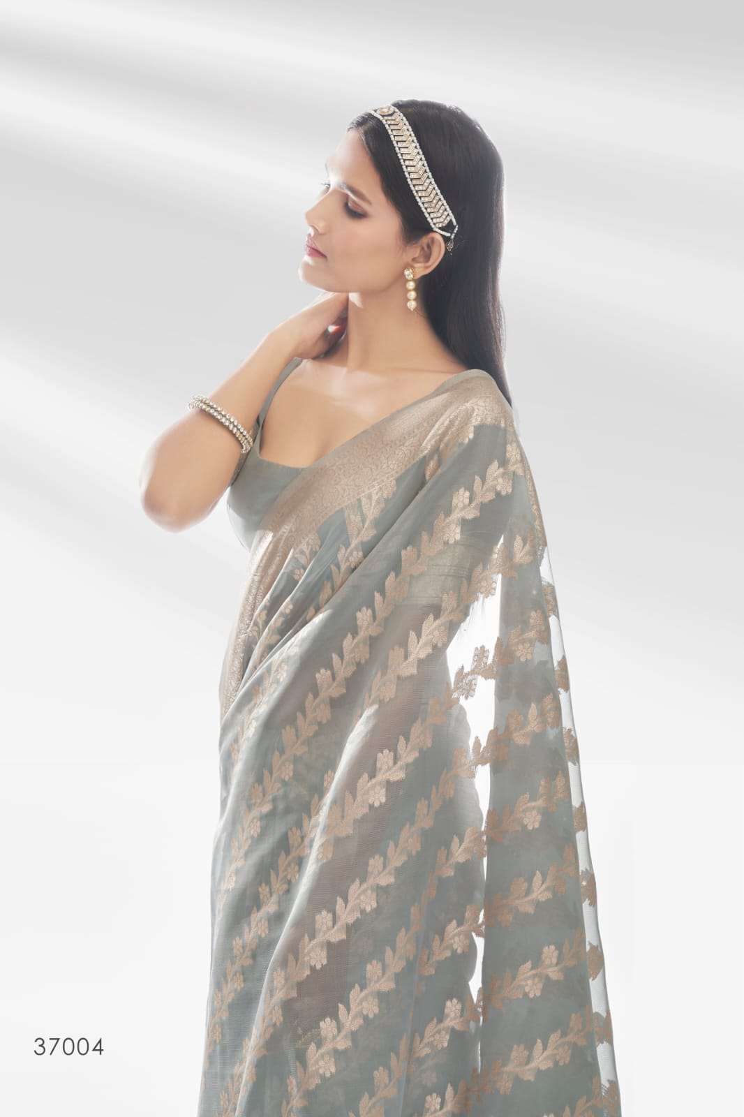 ABUDHAI ORGANZA BY RAJPATH 37001 TO 37006 SERIES DESIGNER ORGANZA SAREES