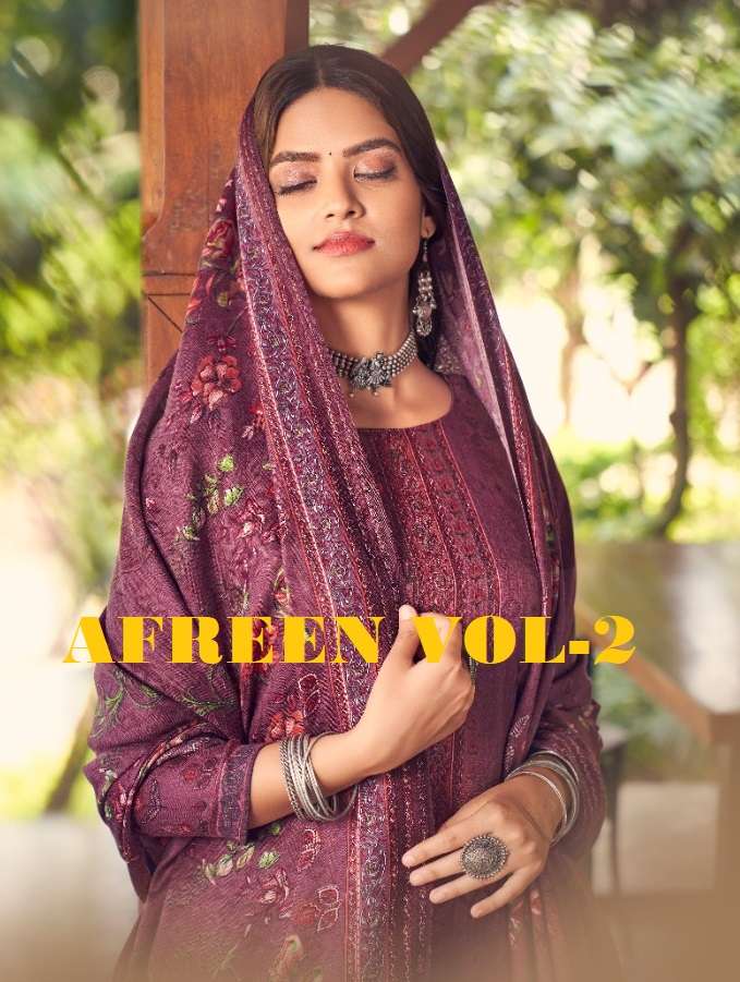 AFREEN VOL-2 BY LEVISHA 2013 TO 2020 SERIES PASHMINA PRINT DRESSES