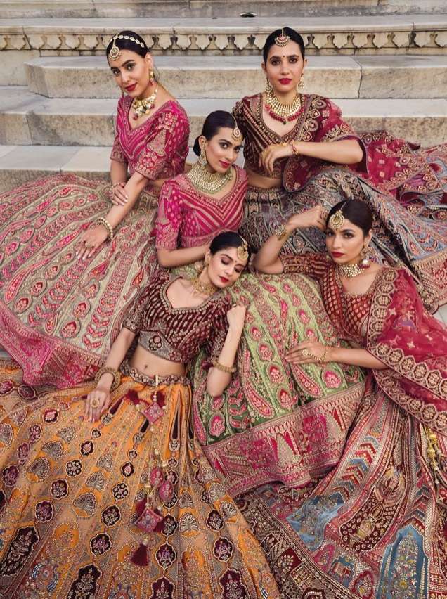 ANAARA AA110 TO AA126 SERIES BY TATHASTU HEAVY WORK BRIDAL LEHENGAS