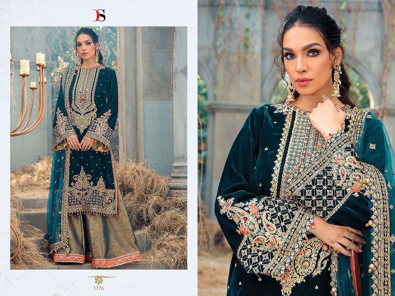 ANAYA 1776 HIT DESIGN BY DEEPSY SUITS VELVET EMBROIDERY PAKISTANI DRESS