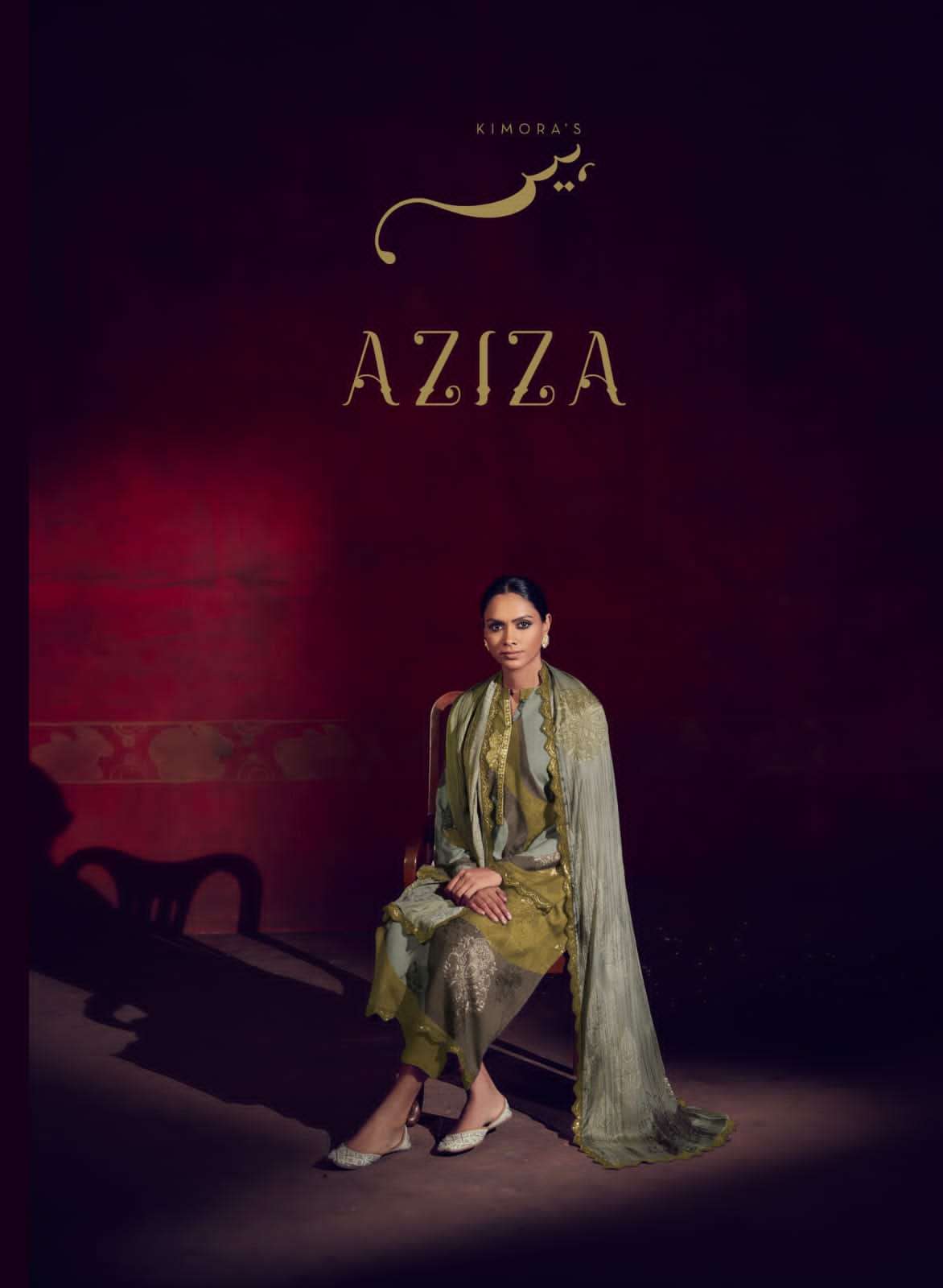 AZIZA BY HEER 8901 TO 8908 SERIES PASHMINA EMBROIDERY DRESSES