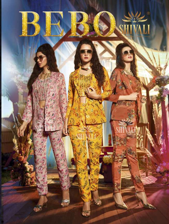 BEBO BY SHIVALI 1001 TO 1005 SERIES FANCY PRINTED TOP & PANTS