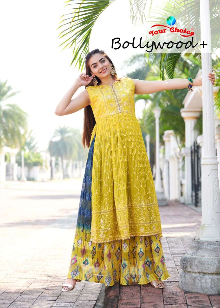 BOLLYWOOD BY YOUR CHOICE 4466 TO 4469 SERIES GEORGETTE WORK DRESSES