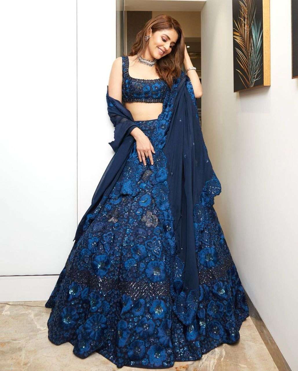 CODE-124 HIT DESIGN BY ASLIWHOLESALE FAUX GEORGETTE LEHENGA