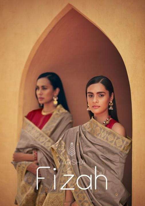 FIZAH BY VARSHA FZ-31 TO FZ-38 SERIES SILK EMBROIDERY DRESSES