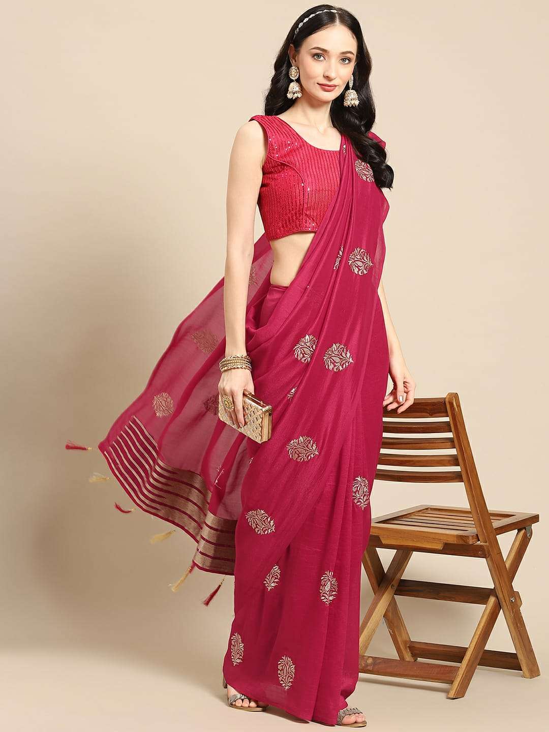 GEET BY ASLIWHOLESALE DESIGNER POLY SILK SAREES