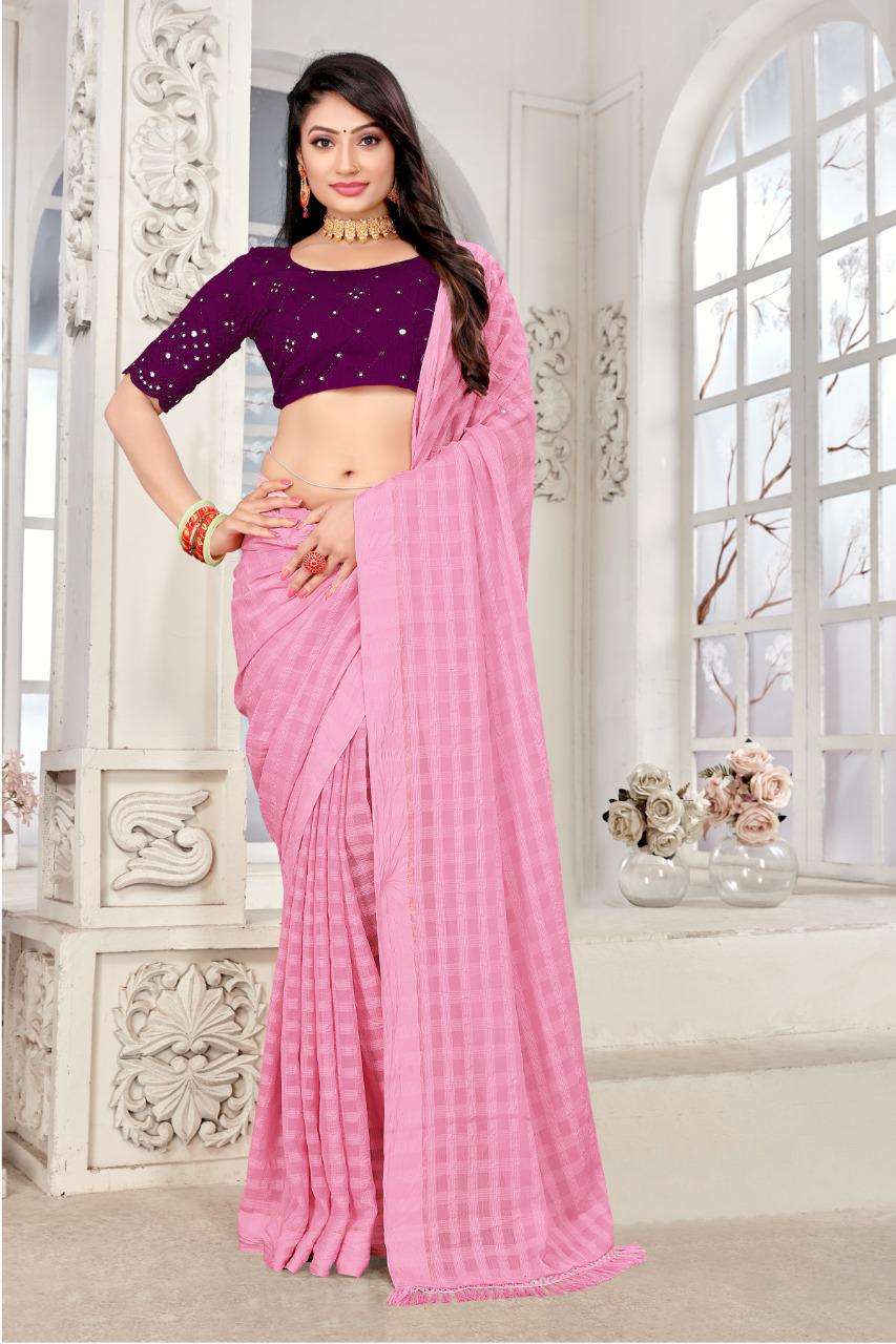 LAVENDAR BY ASLIWHOLESALE DESIGNER BANGLORI SILK SAREES