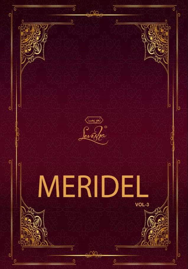 MERIDAL VOL-3 BY LEVISHA 8413 TO 8420 SERIES PASHMINA EMBROIDERY DRESSES