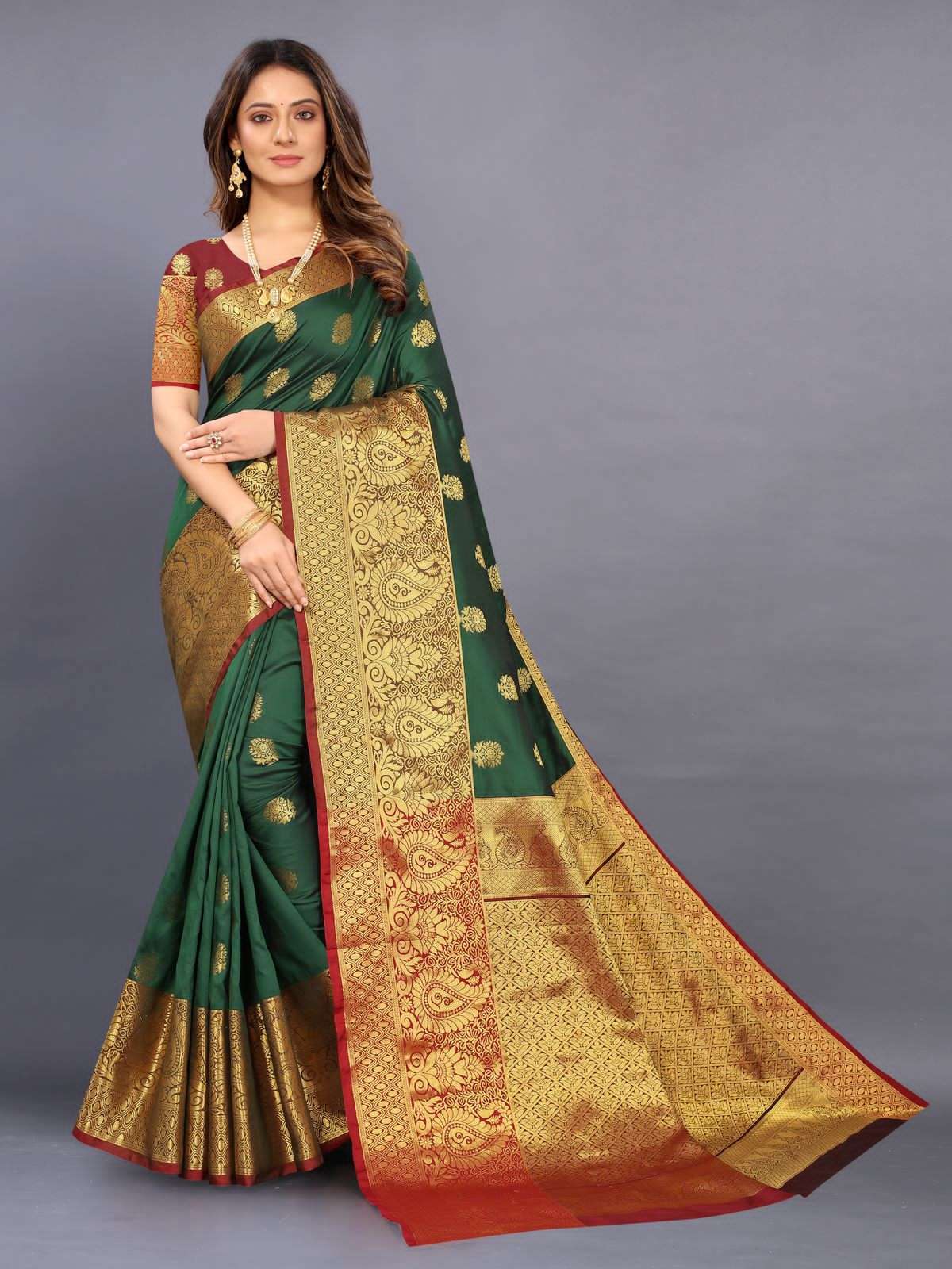 MNX-126 BY ASLIWHOLESALE DESIGNER ORGANIC SILK SAREES