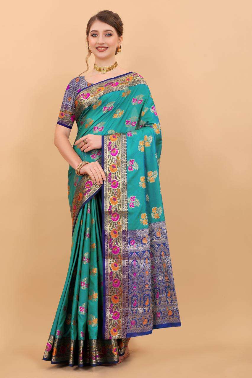 MNX VOL-169 BY ASLIWHOLESALE DESIGNER SOFT LITCHI SILK SAREES