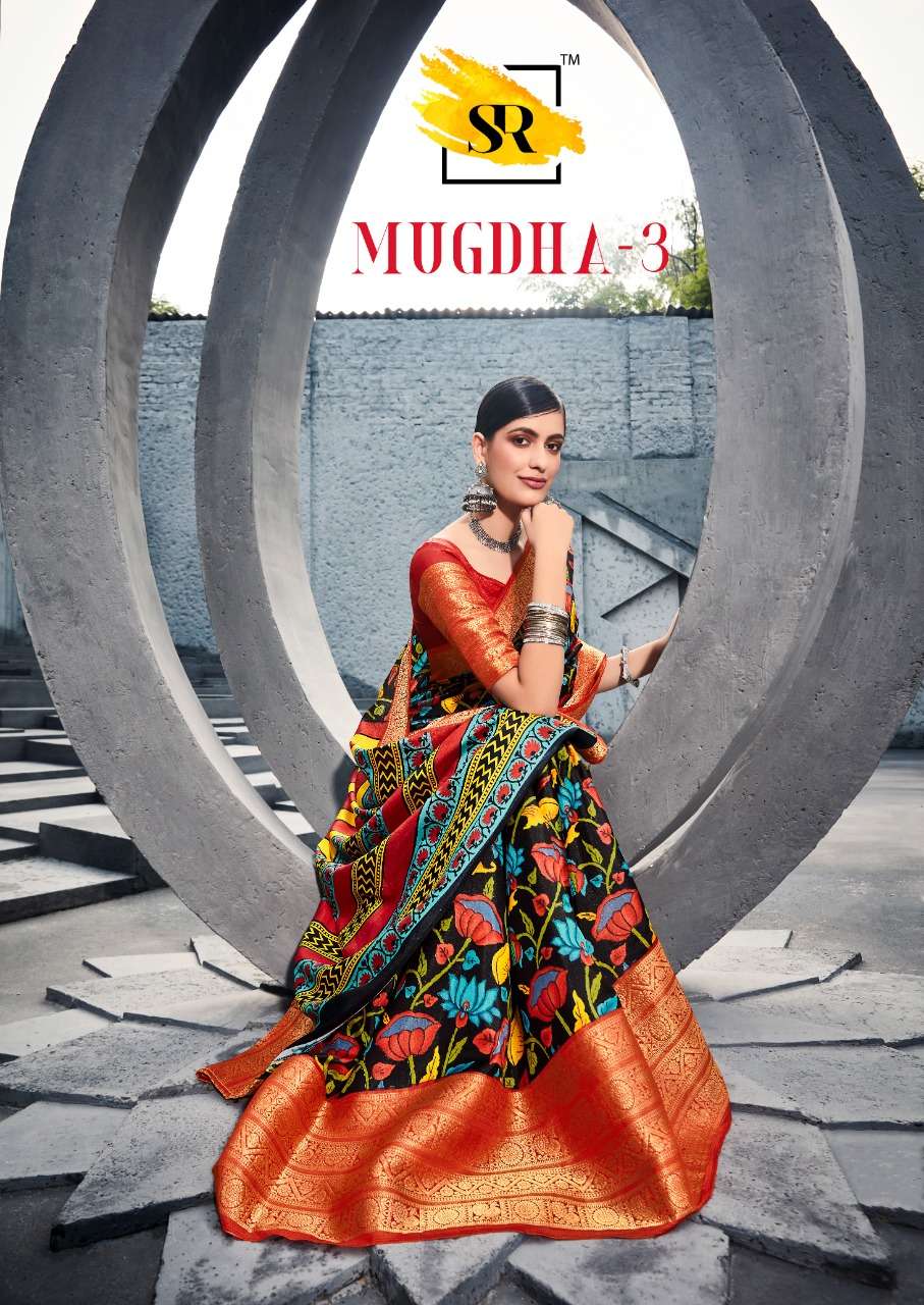 MUGDHA VOL-3 BY SR 1021 TO 1030 SERIES PURE SILK JACQUARD SAREES