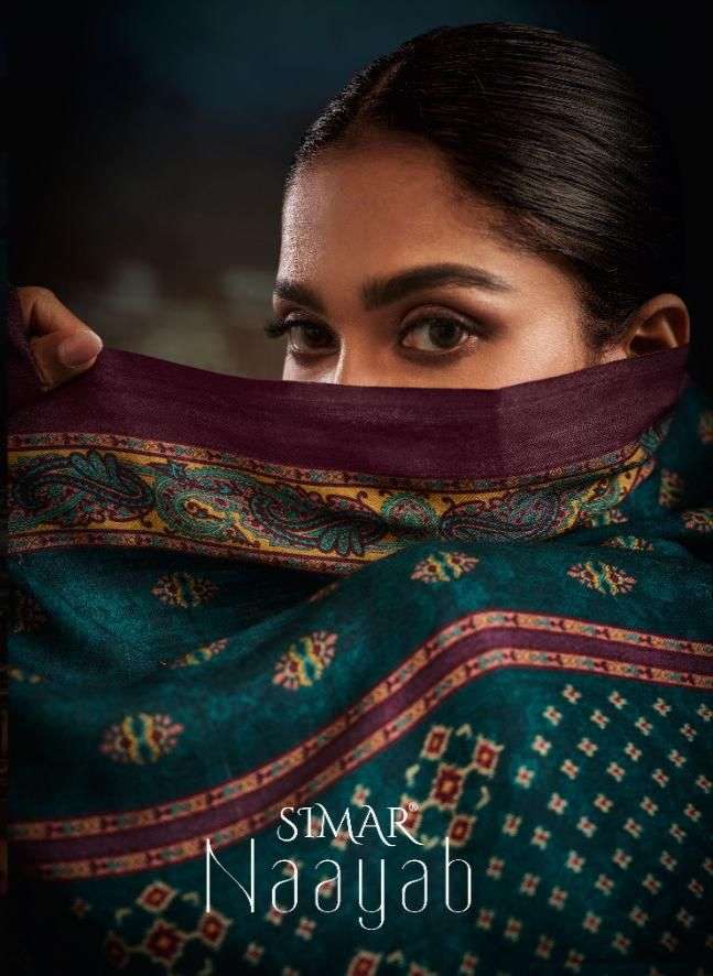 NAAYAB BY SIMAR 270 TO 275 SERIES VISCOSE PASHMINA JACQUARD DRESSES