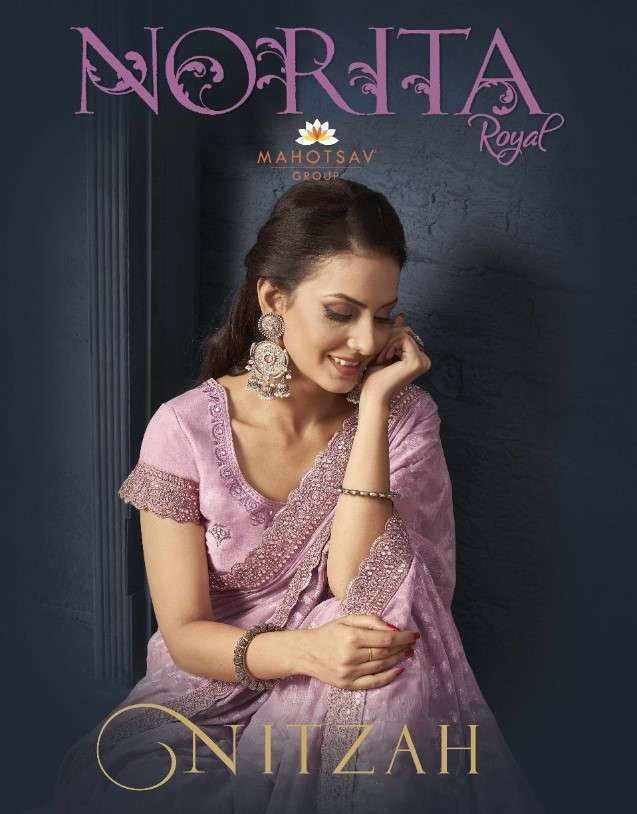 NORITA NITZAH BY MAHOTSAV 42606 TO 42614 SERIES DESIGNER GEORGETTE SAREES