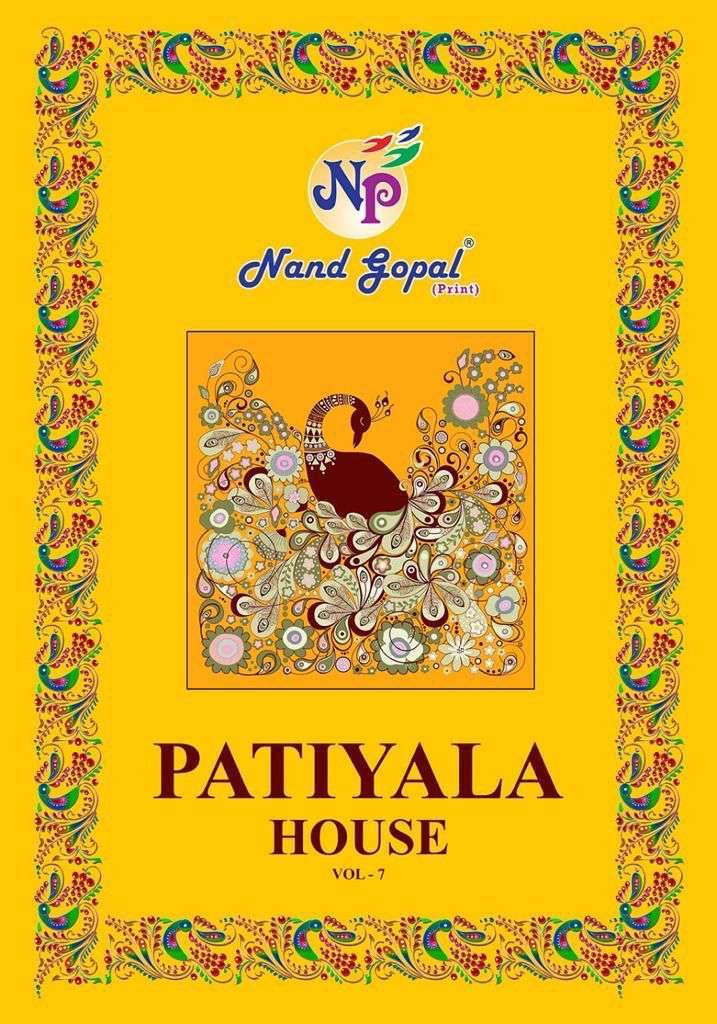 PATIYALA HOUSE VOL-7 BY NAND GOPAL PRINTS 7001 TO 7012 SERIES COTTON DRESSES