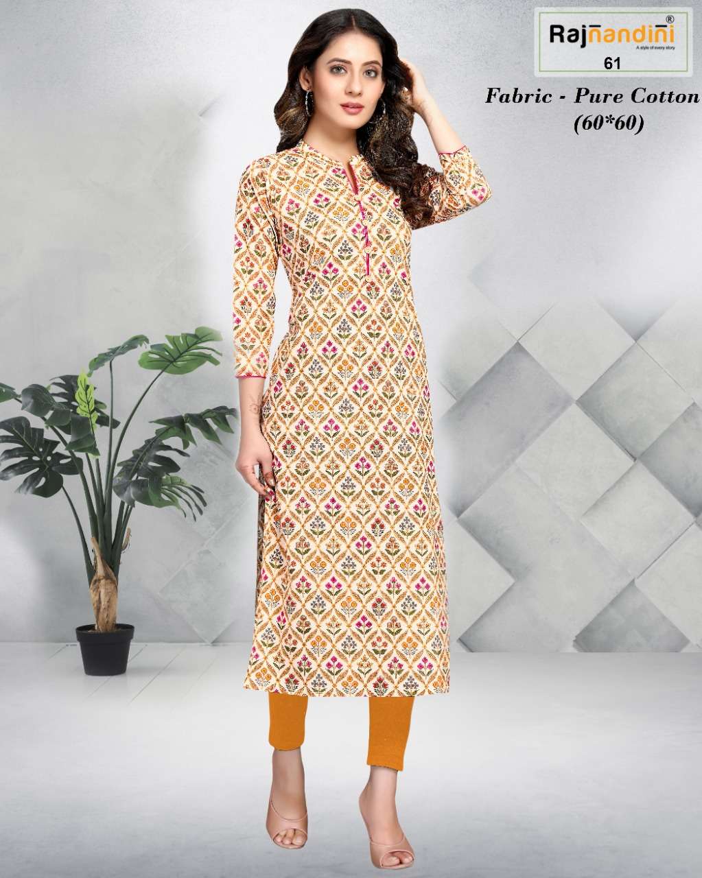 RAJNANDINI VOL-2 BY RAJNANDINI COTTON PRINT KURTIS