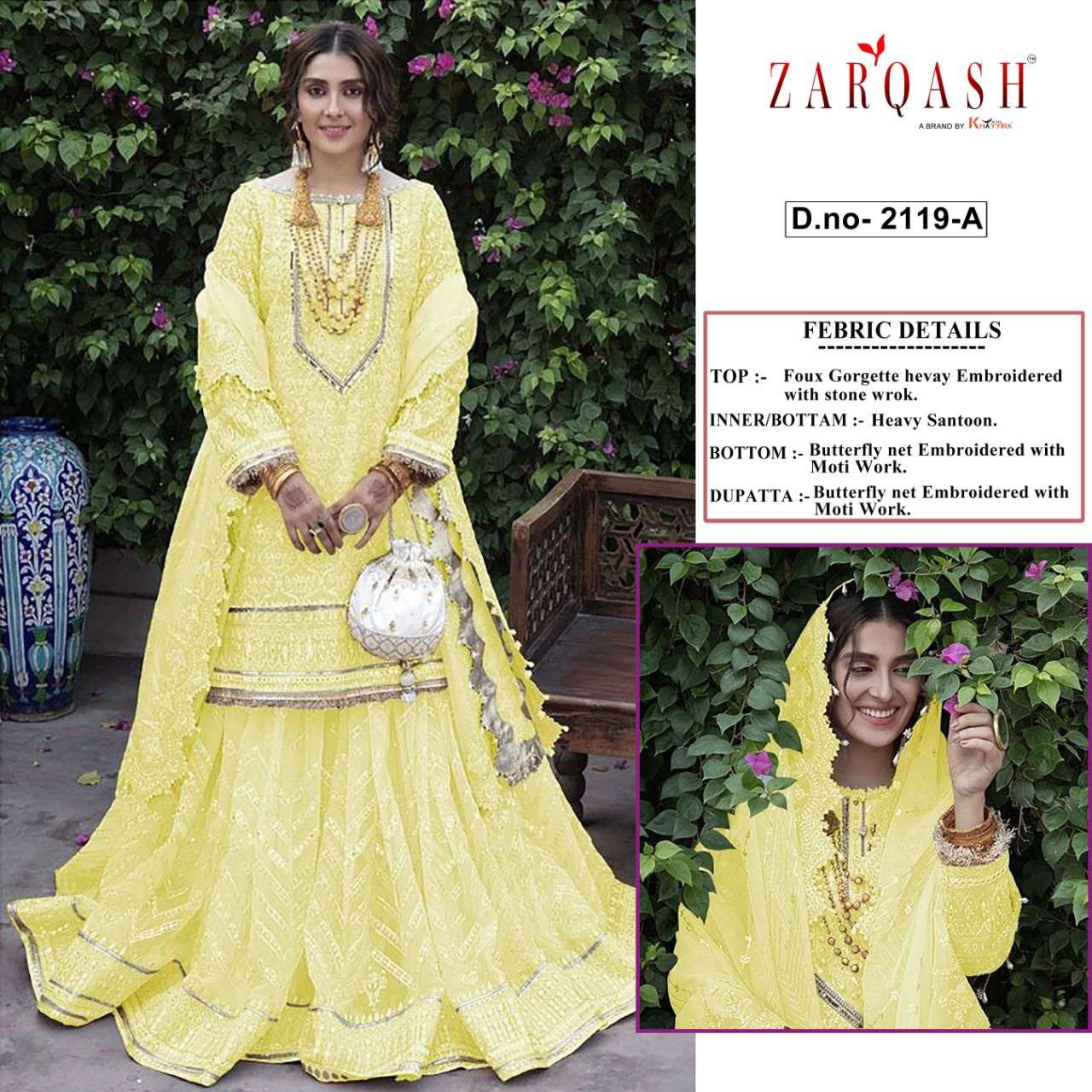 RAMSHA HITS VOL-7 BY ZARQASH DESIGNER PAKISTANI DRESSES