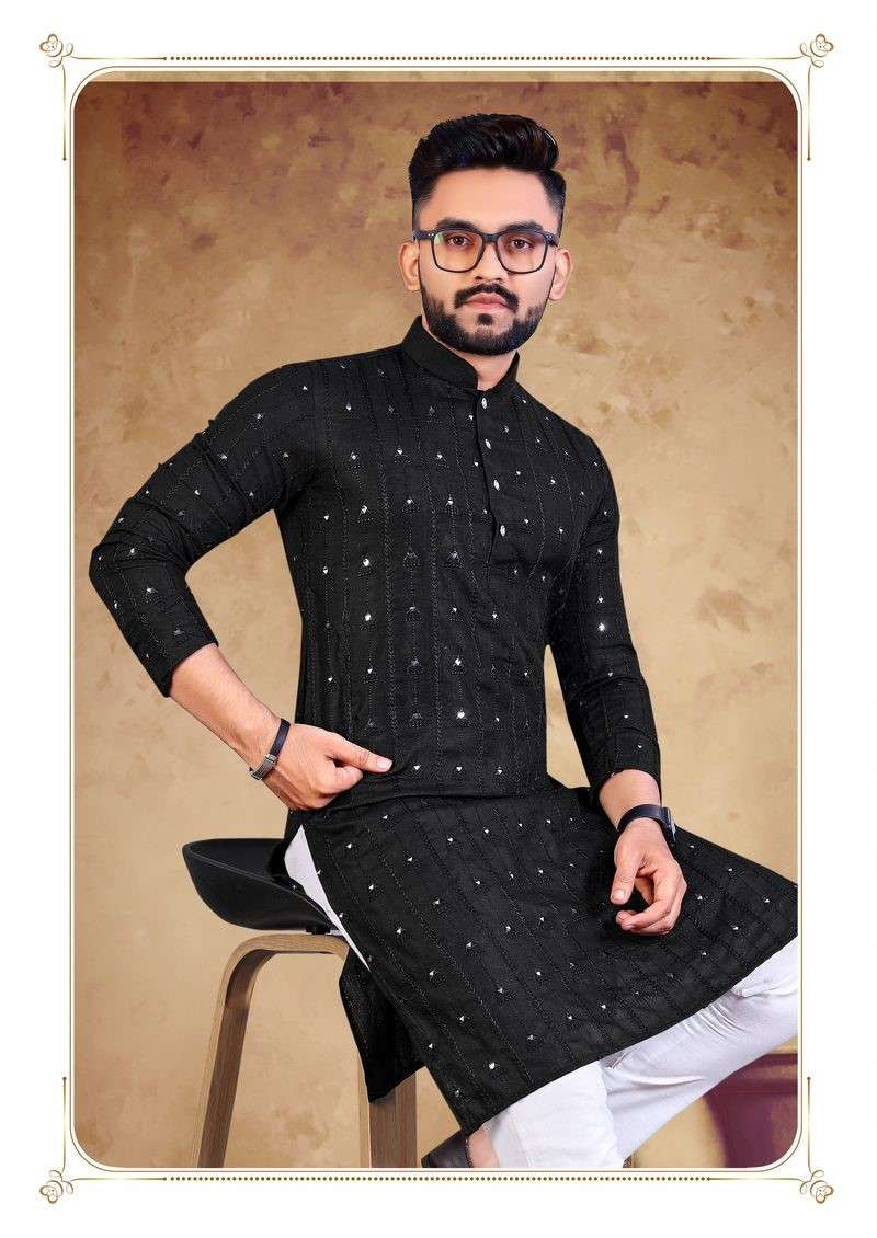 REGAL STYLE VOL-3 BY ASLIWHOLESALE HEAVY COTTON MENS KURTA PAJAMA