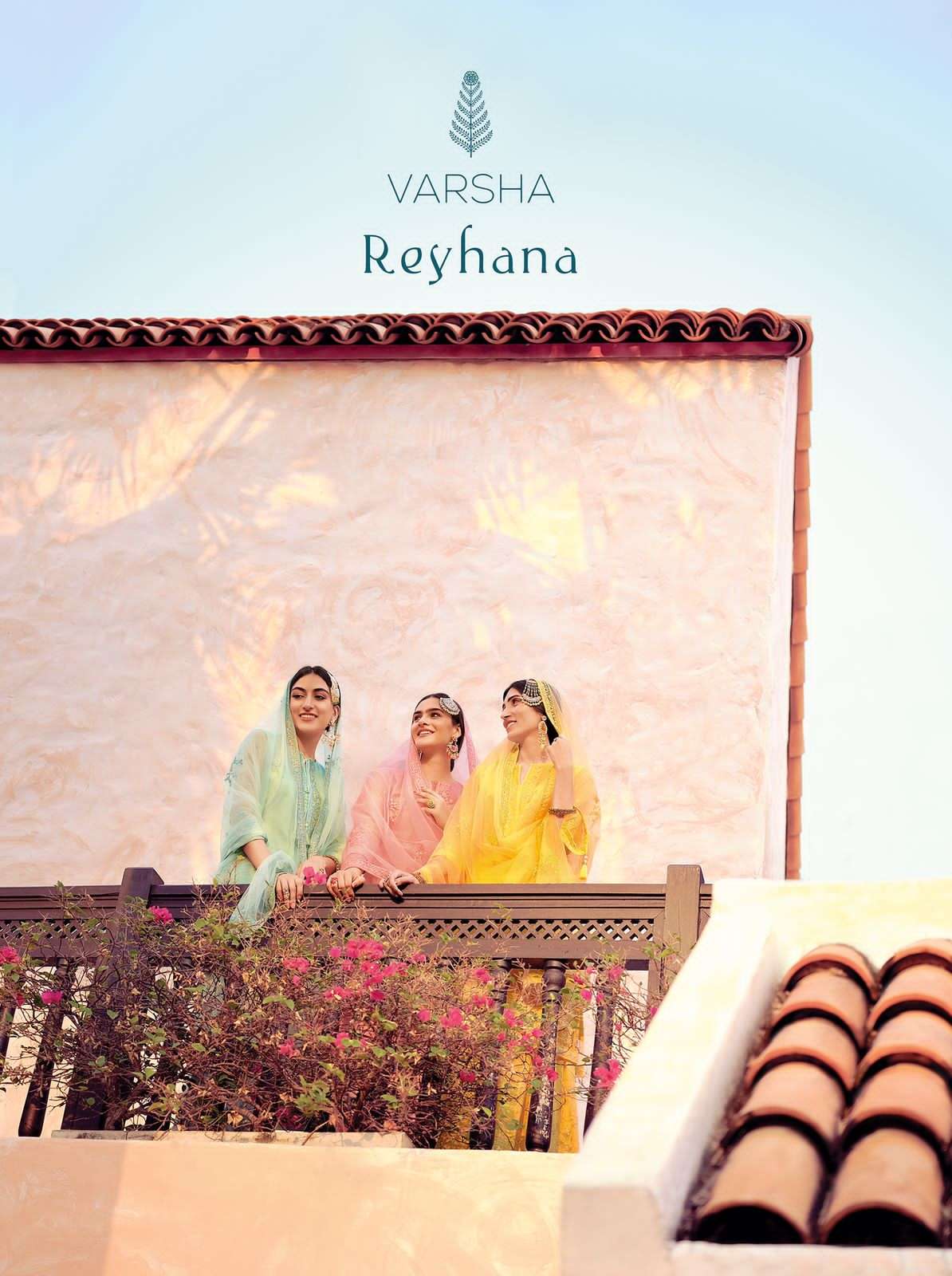 REYHANA BY VARSHA 01 TO 03 SERIES NET EMBROIDERY DRESSES