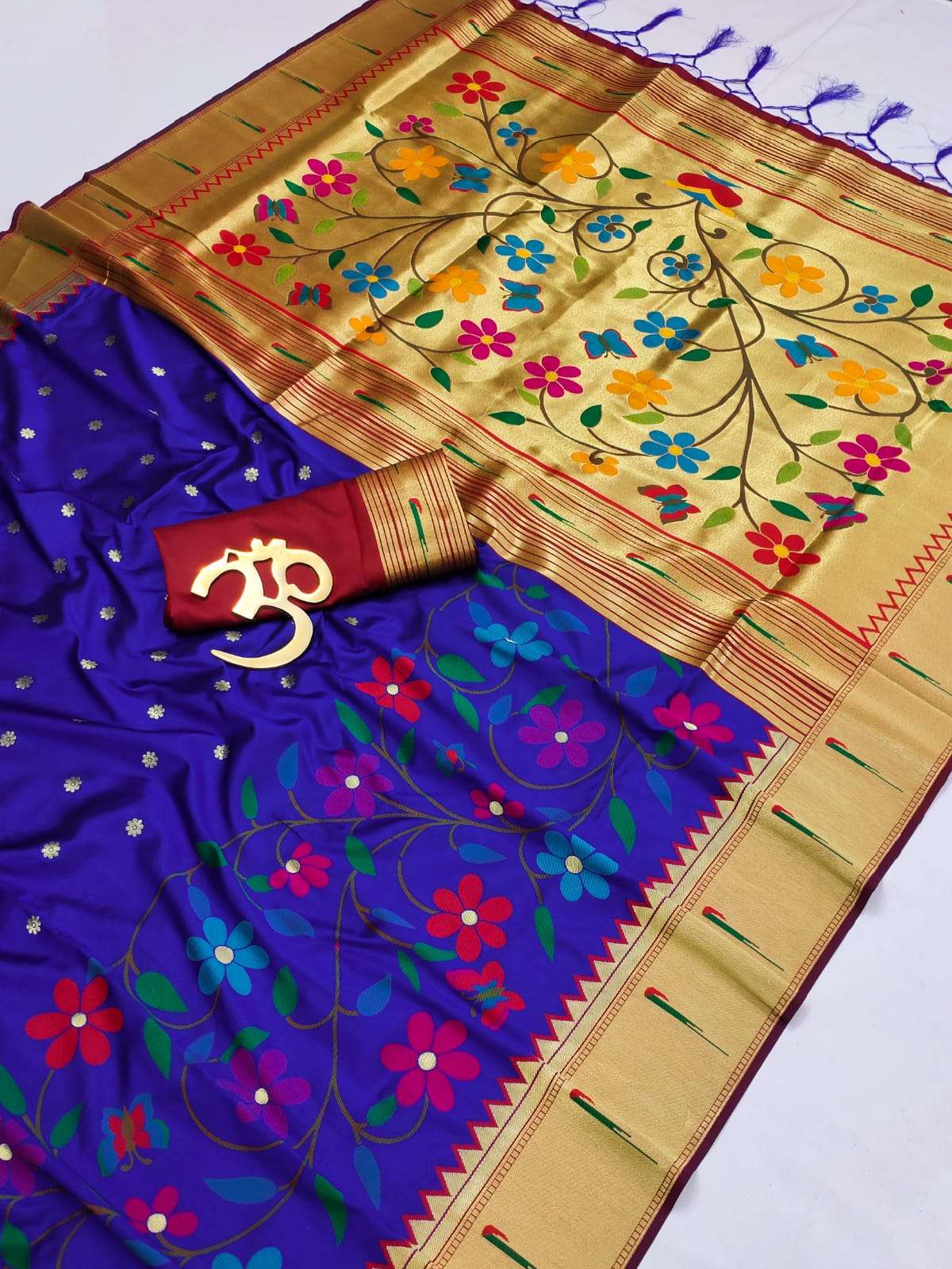 RISHWA BY ASLIWHOLESALE SOFT KANJIVARAM PAITHANI SILK SAREES